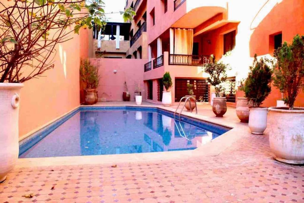 Cosy Appartement Au Coeur De Gueliz Марракеш Екстер'єр фото